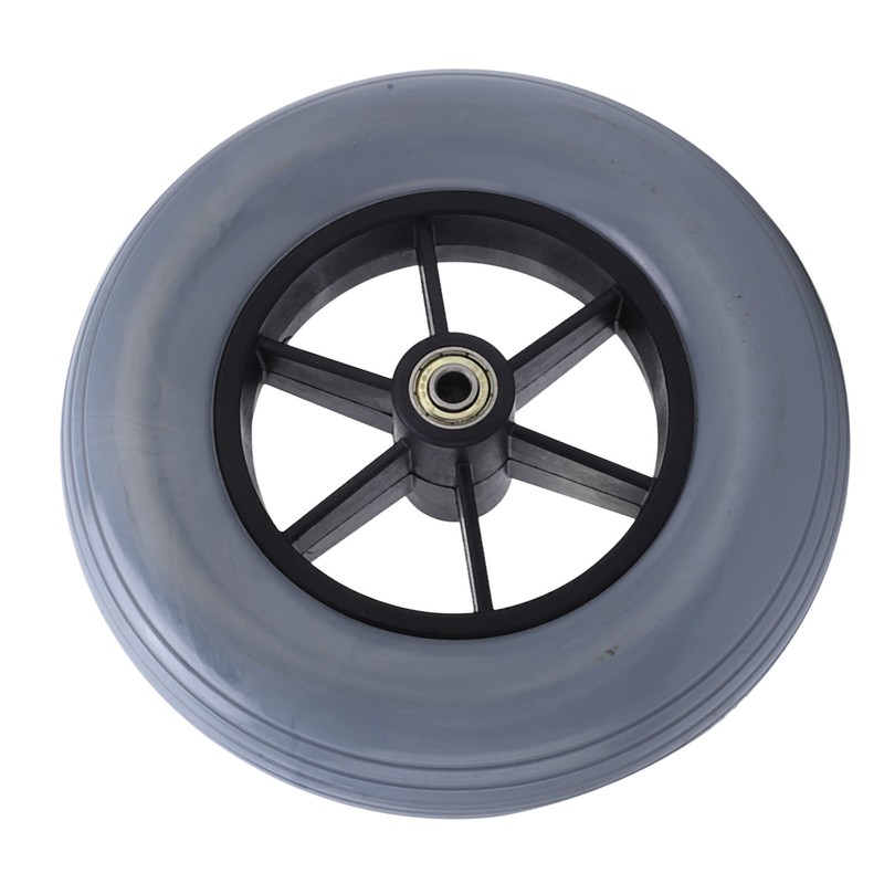 194mm Gray Electric Wheelchair Wheel Non Slip No Noise Stable