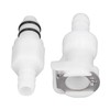 Plastic Hose Quick Connector 5/16 Tube with Shut Off Food