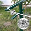 25 Pcs Aluminum Split Bolt Joint Clamp Silver Fence Wire