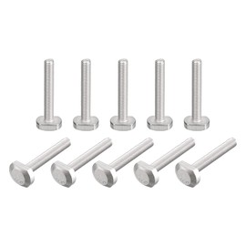 QUARKZMAN T-slot bolts, M6 x 40 mm, T-slot entry bolts, sliding bolts, 304 stainless steel, T shape screws for T track