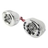 Waterproof Motorcycle Bluetooth Speaker Hands Free Calls Chrome All in
