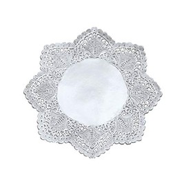 Doily Silver Round Lace Paper (100 Sheets) No. 6 /63-1259-70