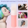 Aplicador de aceite para el cabello con 2 masajeadores para