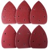 AUSTOR 60 Pieces Mouse Detail Sander Sandpaper Sanding Paper Hook