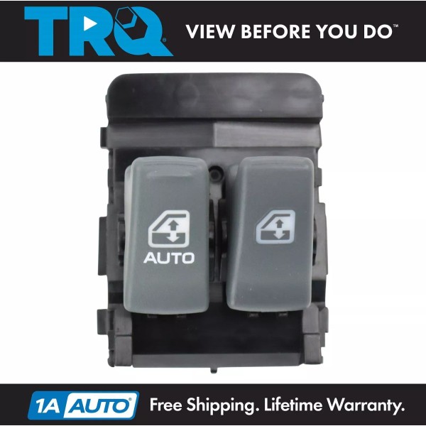 TRQ Front Left Power Window Switch For 99-05 Pontiac Montana