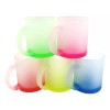 Imaq Pack De 10 Tazas De Cristal Satinado Colores 10 Onzas