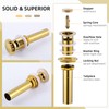 Angle Simple Sink Drain Stopper, Brass Bathroom Sink Stopper Replacement,