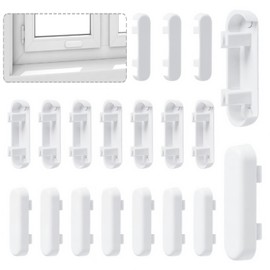 Aernajialin 30pcs Window Sill Cover, Upvc Window Sill End Caps Trickle Vents Covers For Upvc Windows,Weep Hole Covers Replacement Drainage Caps