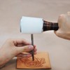 OWDEN Professional Leather Carving Hammer Nylon Head with Leather Grip