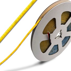 Boarda 3mm COB LED Strip,24V 5M 384LEDs Natural White 4000K FOB COB LED Light Ribbon for Bedroom,Cabinet,Home Indoor Decoration,Kitchen DIY Lighting (3mm Natural White, 24V)