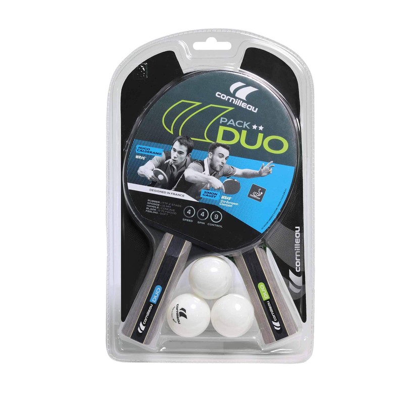 Cornilleau Sport Duo Table Tennis Set (2 Bats and 3