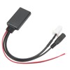 Car Bluetooth Audio Cable Adapter with Microphone Hands Free Replacement