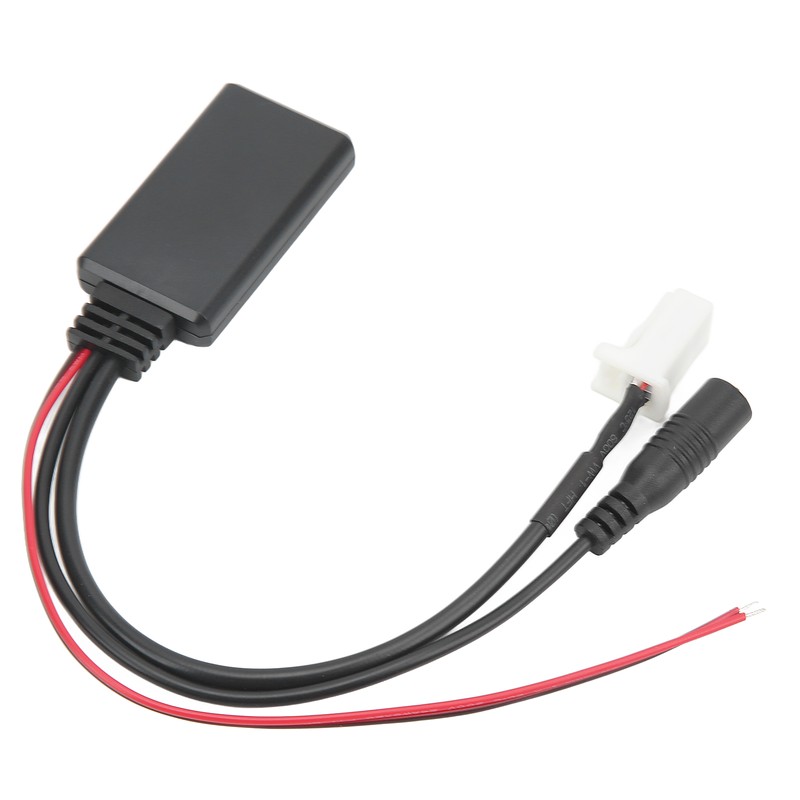 Car Bluetooth Audio Cable Adapter with Microphone Hands Free Replacement