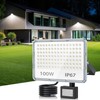 TASINUO LED Spotlight with Motion Sensor Outdoor 100 W, 10000