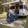 GENIMO 5x8 Outdoor Rug, Washable for Patio and Deck, Beige