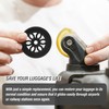 Volein 4 Pcs 50x21cm Suitcase Wheels Replacement, Plastic Suitcase Caster