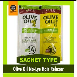 Olive Oil No-lye Hair Relaxer | New Look | Sachet Type