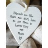 New Ceramic Hanging Heart - Friends are like Stars, Wedding