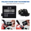BORDEAG Digital Tachometer Inductive Tachometer: Tachometer Chainsaw with Hour Counter,