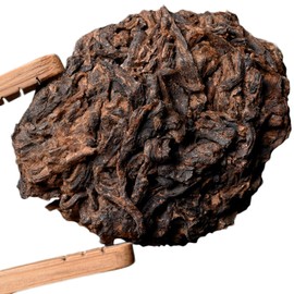 oriarmcha 2010 Lao Cha Tou Ripe Pu-erh Tea 8oz (225g) - Ripened Aged Puerh Old Tea Nuggets - Menghai Shu Puerh from Ancient Trees