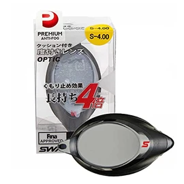 Swans SRXCL-N Swimming Goggle Replacement Lens / Black Size:-4.0
