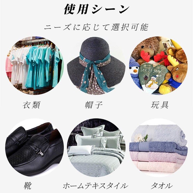 HorizonMega タグファスナー タグ糸 2000本入 プラスチック 値札 つづりひも ループロック 衣類 洋服用
