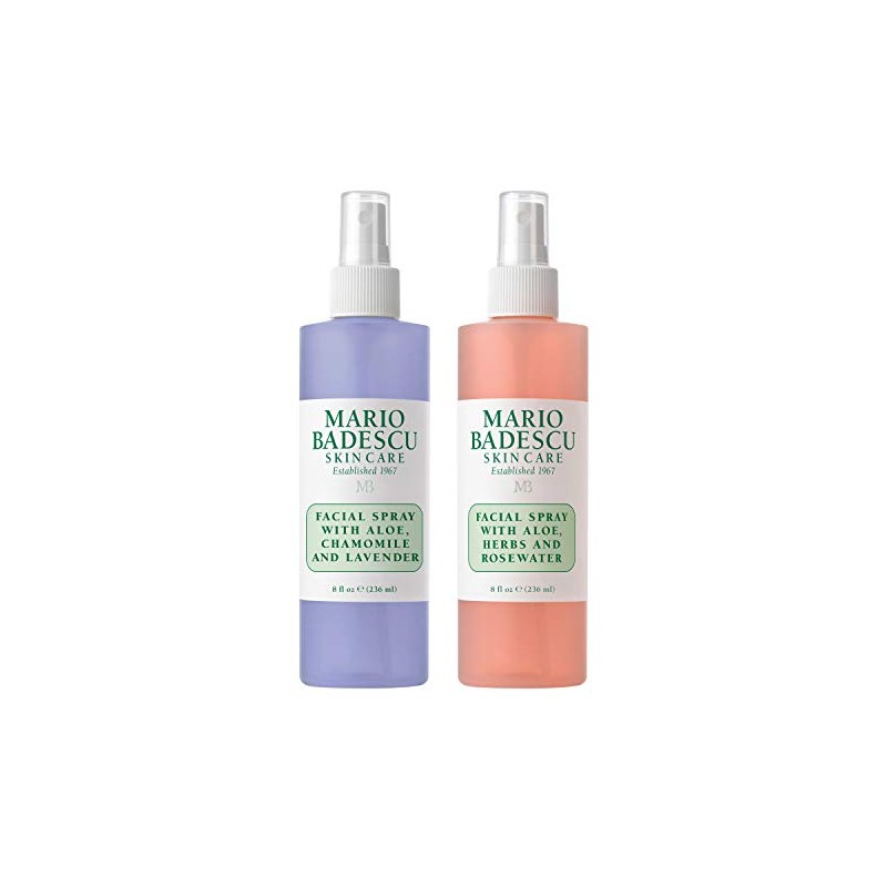 Mario Badescu Spray facial Agua de rosa y lavanda Duo