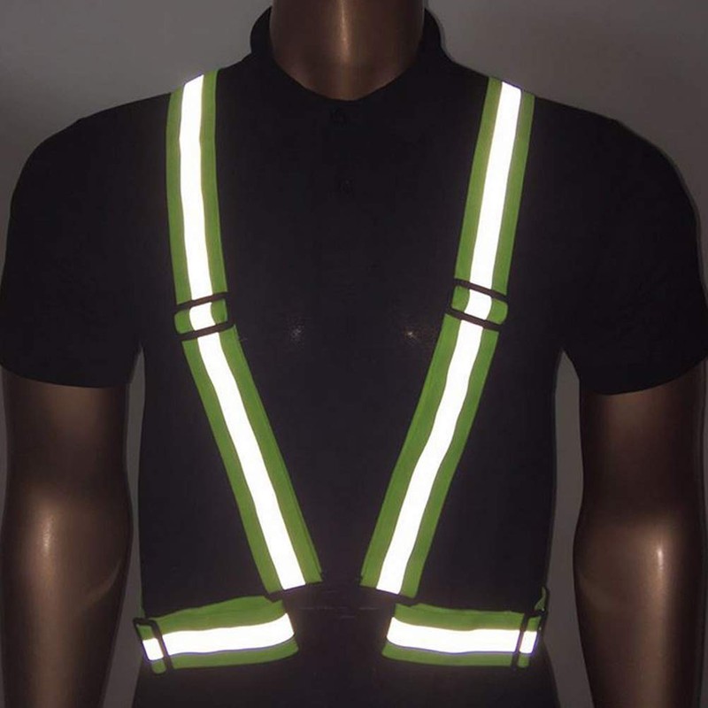 2Pack Reflective Vest, High Visibility Vest Straps Lightweight Reflector Safety