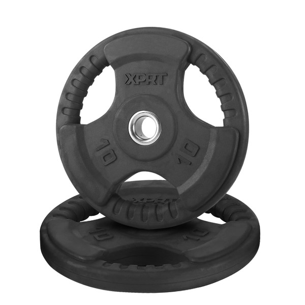 XPRT Standard Rubber Grip 1-Inch Weight Plate - Premium Quality,