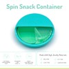 melii Spin Snack Container - BPA-Free, Dishwasher Safe Snack Container