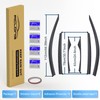 ACLONG Smoke Rain Guards Fit for Honda Accord 2018 2019