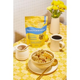 Lil Bucks Clusterbucks Grain-Free Gut Friendly Clusters made with Sprouted Buckwheat and Vitamin D, Gluten Free Snack (Bucks 'n Honey, 3 Pack)