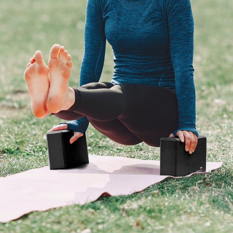 Legendwerk® 2 x Yoga Block Robust and Non-Slip - Yoga