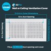 EZ-FLO 12 x 6 Inch (Duct Opening) Air Vent Cover