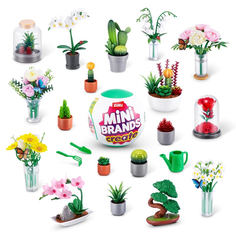 Mini Brands Create Garden Capsule (2 Pack) by ZURU, Mini