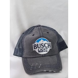 New-Busch LIght Beer Adjustable Mesh Cap-Retro Beer