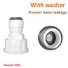 Qrity 1 Piece Water Quick Coupling Fitting, 3/8 Inch RO