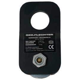 Seilflechter - Folding Pulley for Ropes with Diameter 6-11 mm, 4 t Tensile Load, Powder-Coated Steel