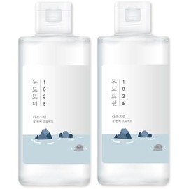Round LAB 1025 Dokdo Toner + Dokdo Lotion Set | Gentle Exfoliating Dead Skin Cells Without Irritation, Hydrating, Watery Type Toner, Lotion, for Sensitive Skin (6.76fl.oz)