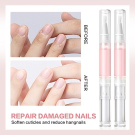 ptoso Radiant Nail Growth Oil, Nail Strengthener, Cuticle Oil for Nails, Moisturize Strengthen Nail Care Oil, Finger Edge Manicure Nourishing Pen, Anti-hangbnail removal, Nail Skin Edge Care (Jasmine)