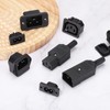 uxcell C14 Panel Mount Plug Adapter AC 250V 10A 3