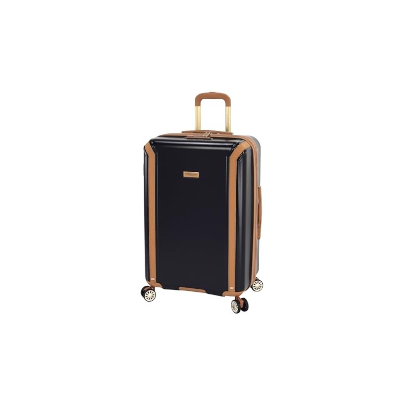London Fog Regent Black 25" Expandable Spinner