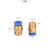 Push-Fit Connector, Quick Connector, Pack of 5 Pneumatic Screw Connection