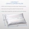 Core Products Cervitrac Cervical Pillow, Multi-Channel Recessed Center, Fiber Filled,
