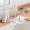 Veefos Garlic Keeper Storage Ginger Container, 3-Pack Small Clear Acrylic