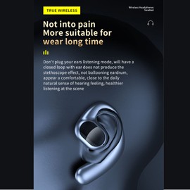 Earbuds, GT01 Bluetooth 5.3 Sports Headset IPX7 Waterproof, Stereo Deep Bass Noise Cancelling Earbuds with Charging Case, for Phones Tablets Laptops