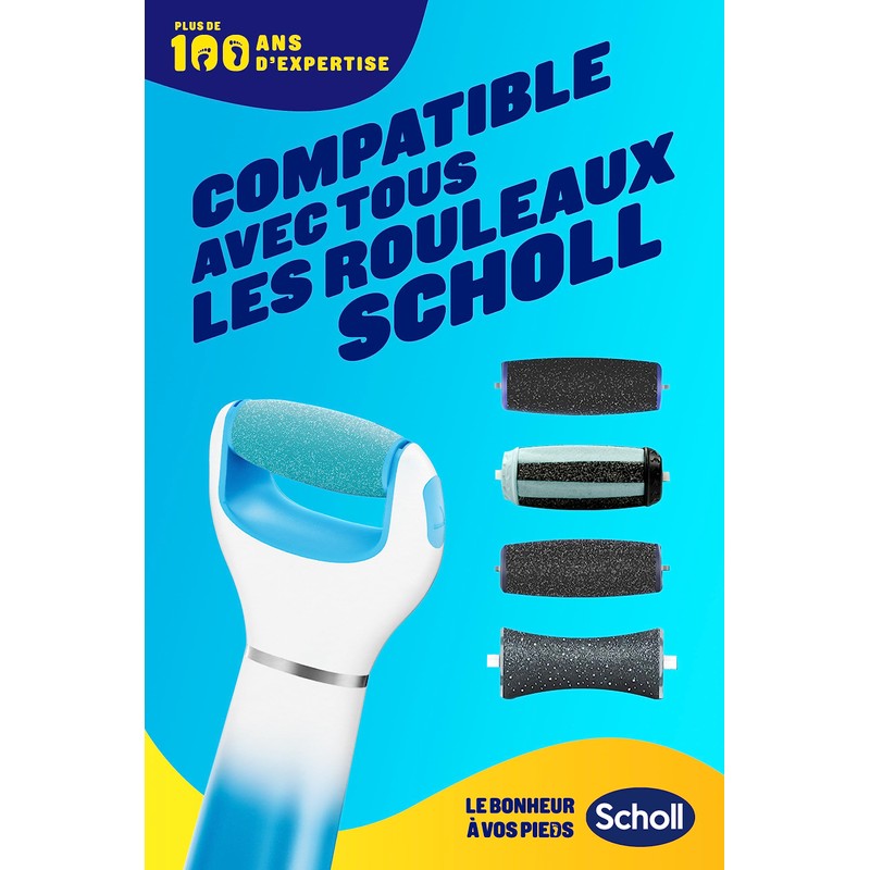 Scholl Velvet Smooth Electronic Foot File with Marine Minerals