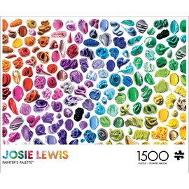Buffalo Games - Josie Lewis - Painter's Palette - 1500 Piece Jigsaw Puzzle for Adults Challenging Puzzle Perfect for Game Nights - 1500 Piece Finished Size is 31.50 x 23.50