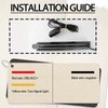 BINQIGOO LED Daytime Running Light Compatible with Toyota 4Runner 1996-2002
