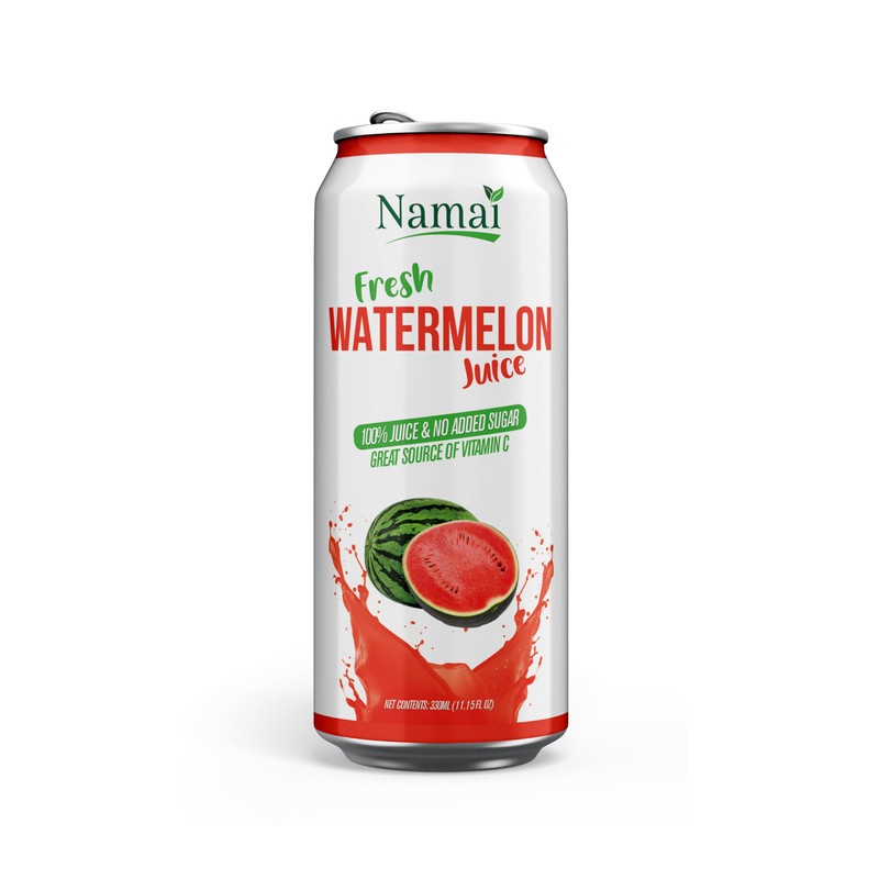 Namai Pure Watermelon Juice, No Added Sugar, 24-Pack